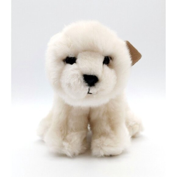 WWF World Wildlife Fund White Panda Bear Plush 1986 8.5" Stuffed Animal Vintage - Picture 1 of 5